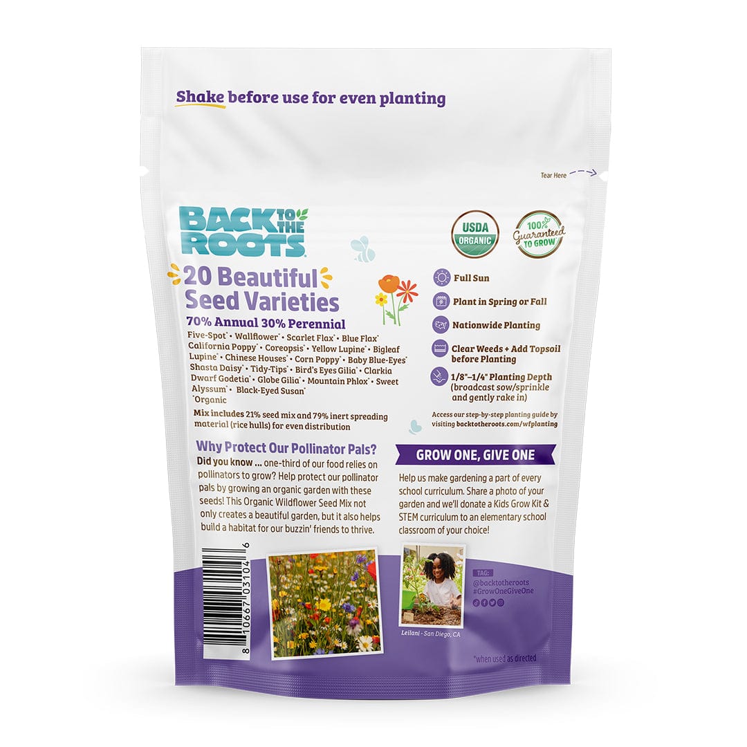 Organic Wildflower Mix