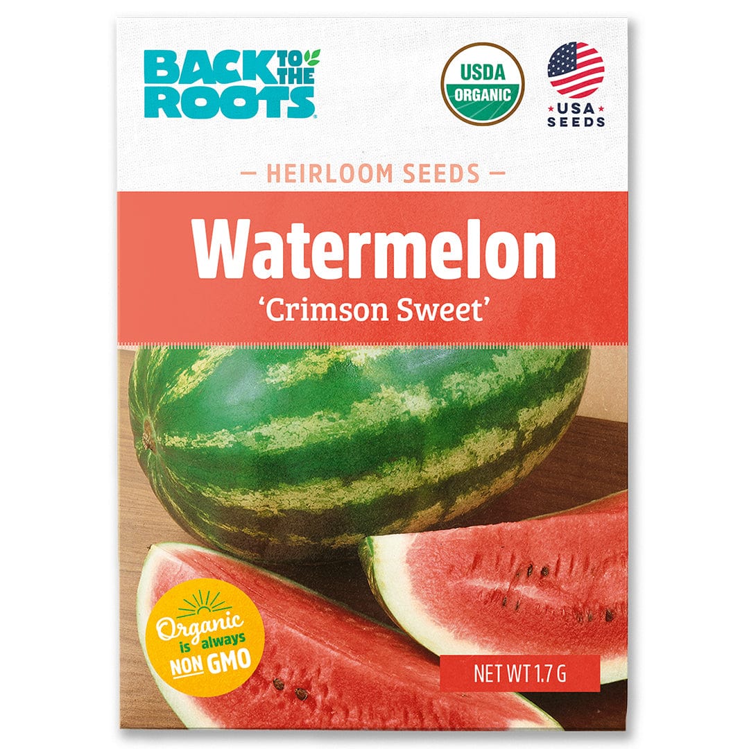 Organic Watermelon Seeds — 'Crimson Sweet'