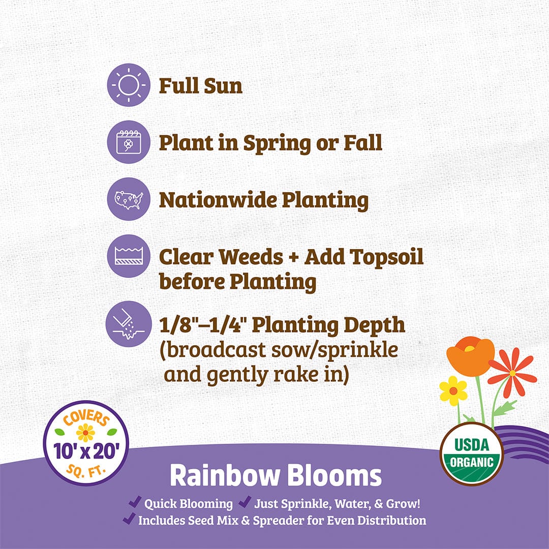Organic Wildflower Mix