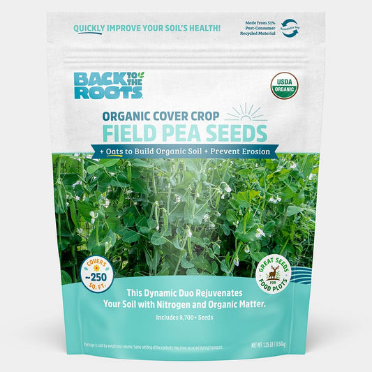 Organic Field Pea (with Oats) Cover Crop Seeds