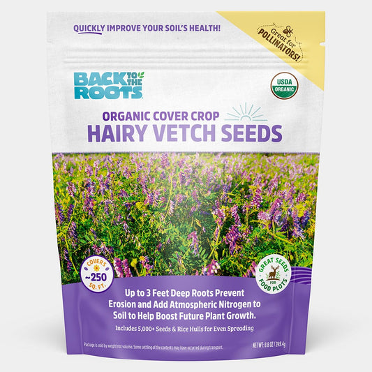 Organic Hairy Vetch Cover Crop Seeds