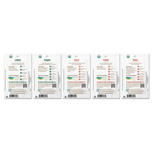 Organic Fall Quick-Harvest 5-Pack