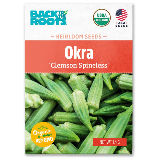 Organic Okra Seeds — 'Clemson Spineless'