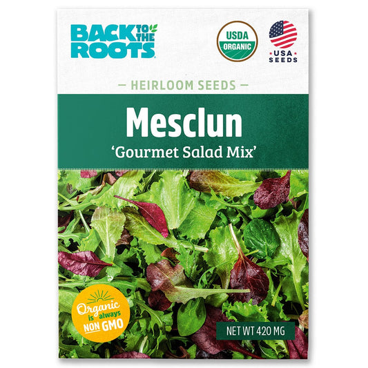 Organic Mesclun Seeds — 'Gourmet Salad Mix'