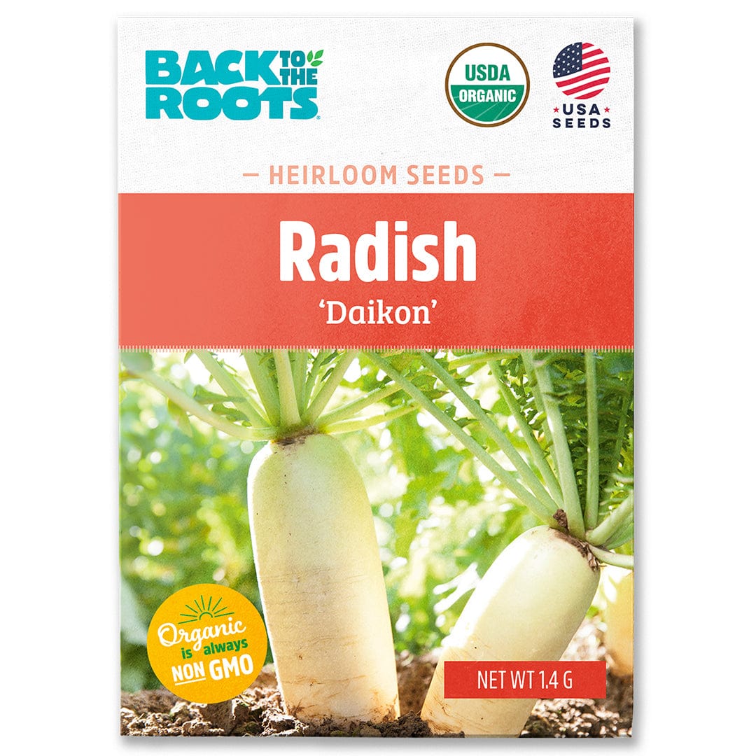 Organic Radish Seeds — 'Daikon'